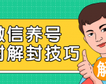 2020最新微信养号防封解封技巧，再也不用担心微信号被封，快速解封你的微信号！-沐风资源库