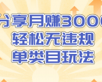 淘宝无货源店群无违规单类目玩法，轻松月赚300（视频教程）售价1380元-沐风资源库