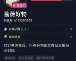 爆抖联盟蔷薇好物连怼100技术，一天连怼上百个视频，单场直播平均带货30万玩法-沐风资源库