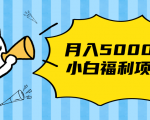 搏金汇小白福利网赚项目，长久稳定月入5000-沐风资源库