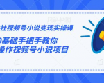 火神社视频号小说变现实操课：0基础手把手教你操作视频号小说项目-沐风资源库
