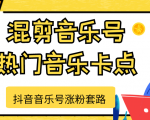 抖音音乐号涨粉套路，音乐号涨粉之混剪音乐号【热门音乐卡点】-沐风资源库