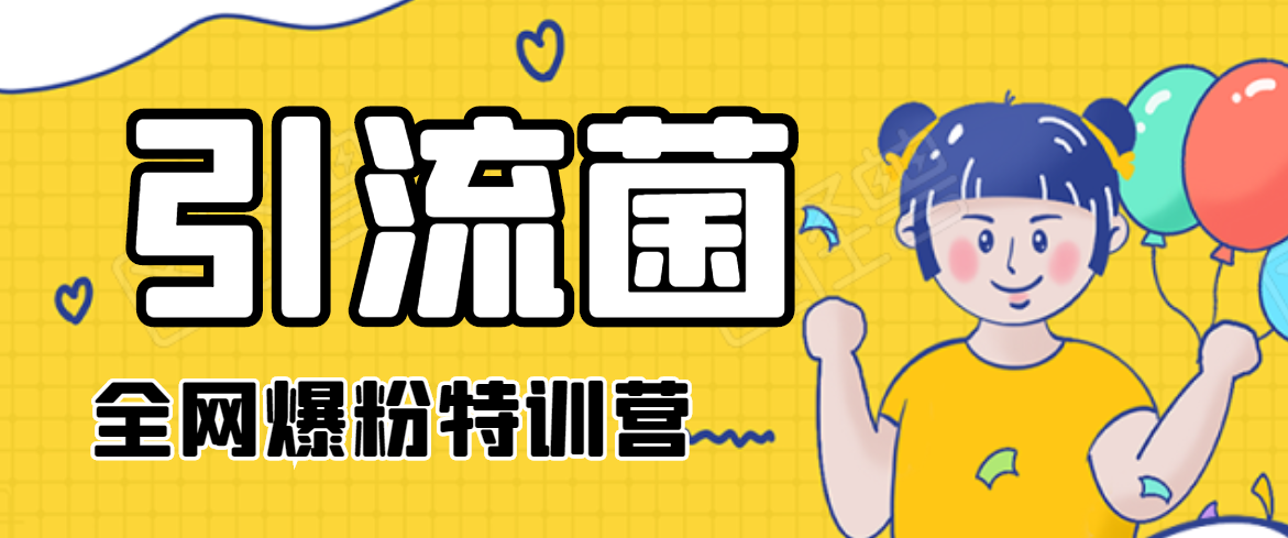 引流菌2020全网爆粉特训营（QQ群霸屏，知乎引流，群裂变，自动化引流等）-沐风资源库