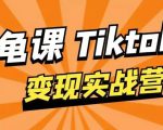 龟课·TikTok变现实战训练营线上第1期，多种变现模式，轻松赚美刀-沐风资源库