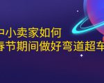 淘宝中小卖家如何利用春节期间做好弯道超车，如何做到月销售额20W+-沐风资源库