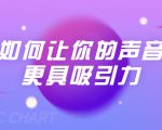 刘琪·如何让你的声音更具吸引力（20节课-完结）-沐风资源库