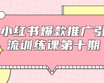 小红书爆款推广引流训练课第十期，手把手带你玩转小红书，轻松月入过万-沐风资源库