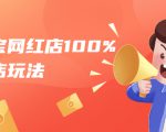 淘宝网红店100%起店玩法：稳定月利润在5000块左右，轻松一人可操作多店-沐风资源库