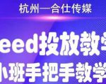 合仕传媒Feed投放教学，手把手教学，开车烧钱必须自己会-沐风资源库