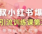 狼叔小红书爆款推广引流训练课第12期，手把手带你玩转小红书-沐风资源库
