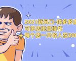 2021新风口-拼多多虚拟店：可多店批量操作，每个店一天收入在200-1000-沐风资源库