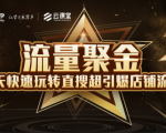 淘宝大学：流量聚金14天快速玩转直搜，超引爆店铺流量，价值8800元-沐风资源库