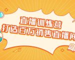 直播训练营：打造百万销售直播间 教会你如何直播带货，抓住直播大风口-沐风资源库