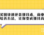 巧买圈快速逆袭赚钱术，商业思维培养方法，让你变成赚钱高手-沐风资源库