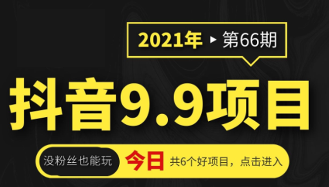 抖音9.9课程项目，没粉丝也能卖课，一天300+粉易变现-沐风资源库