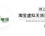 龟课·淘宝虚拟无货源电商5期，全程直播 现场实操，一步步教你轻松实现躺赚-沐风资源库
