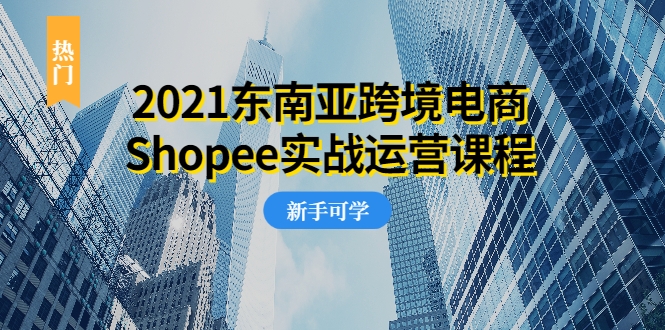 2021东南亚跨境电商Shopee实战运营课程，0基础、0经验、0投资的副业项目-沐风资源库