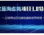 黄岛主·淘宝蓝海虚拟项目3.0，小白宝妈零基础的都可以做到月入过万-沐风资源库