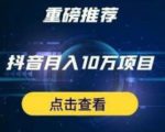 星哥抖音中视频计划：单号月入3万抖音中视频项目，百分百的风口项目-沐风资源库