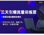 抖品牌·三天引爆流量训练营，实现生意总量滚动增长-沐风资源库