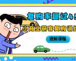 复购率超过45%，小商业获客复购训练营进阶课程-沐风资源库