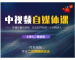 蟹老板·中视频自媒体训练课，可全原创可全二次剪辑的玩法，有播放量就有钱-沐风资源库