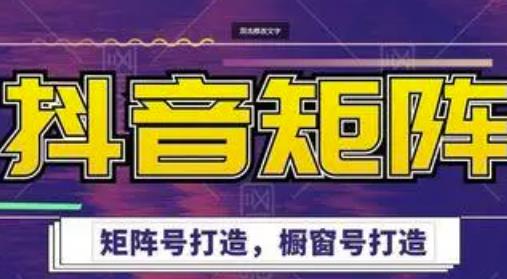 高鹏圈·抖音带货矩阵项目，起号成功率100%，出单率100%！-沐风资源库