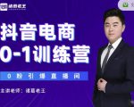 诸葛老王抖音电商0-1训练营，从0开始轻松破冷启动，引爆直播间-沐风资源库