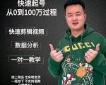 杰妮传媒·抖音快速起号核心实操课：教你新号快速起号，从0到100万过程-沐风资源库