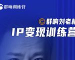 群响刘老板·IP变现训练营第6期：教你搞流量新姿势，IP打造获客私域经营-沐风资源库