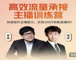 高效流量承接主播训练营：快速提升主播能力,实现100万销售直播间-沐风资源库