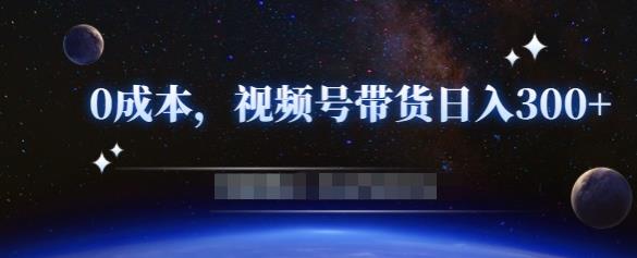 零基础视频号带货赚钱项目，0成本0门槛轻松日入300+【视频教程】-沐风资源库