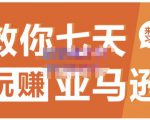 晟尧跨境·教你七天玩赚亚马逊，教你轻松玩赚亚马逊，适合小白学习-沐风资源库