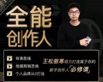 王松傲寒·全能创作人思维课，帮你打造创作人IP，全面提升导演思维-沐风资源库