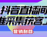 外面卖200的【获客神器】抖音直播间采集【永久版脚本+操作教程】-沐风资源库