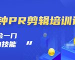 抖音视频一分钟PR剪辑培训：学会一门赚钱的技能，每节课短小精悍-沐风资源库