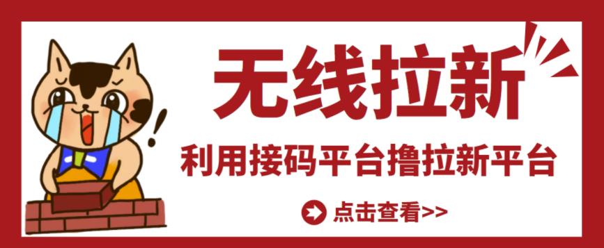 最新接码无限拉新项目，利用接码平台赚拉新平台差价，轻松日赚500+-沐风资源库