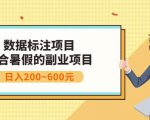 副业赚钱：人工智能数据标注项目，简单易上手，小白也能日入200+-沐风资源库