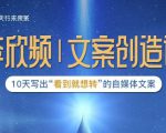 李欣频|文案创造课，0基础可报10天写出“看到就想转”的自媒体文案-沐风资源库