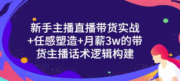 一群宝宝·新手主播直播带货实战+信任感塑造+月薪3w的带货主播话术逻辑构建-沐风资源库