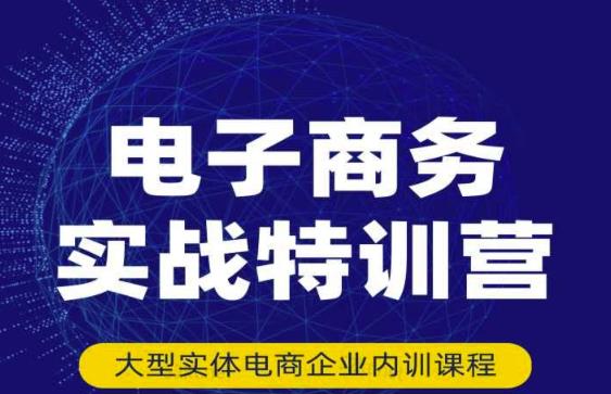 民赛电气内部出品：电子商务实战特训营，全方位带你入门电商，308种方式玩转电商-沐风资源库
