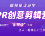 抖音赚钱必学的PR创意剪辑：零基础做出“影视级”大片，让人一看就忍不住为你点赞！-沐风资源库