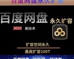 百度网盘无限扩容技术，外面卖399的，无论自己用还是用做引流都可以-沐风资源库