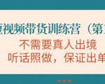 视频带货训练营，不需要真人出境，听话照做，保证出单（第11期）-沐风资源库