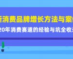 新消费品牌增长方法与案例精华课：20年消费赛道的经验与坑全收录-沐风资源库
