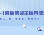 从0-1直播带货主播养成记,直播带货人、货、场策略,结果导向,数据说话-沐风资源库