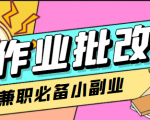 在线作业批改判断员信息差项目，1小时收益5元【视频教程+任务渠道】-沐风资源库