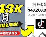 2022抖音国际版Tiktok赚钱项目：每天上传一个视频就轻松月入$43200-沐风资源库