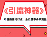 《引流神器》拥有这套系统化的思维，不管做任何行业，永远都不会缺流量（PDF电子书）-沐风资源库
