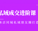 实体同城获客必学私域成交进阶课，实体店同城私域朋友圈打造-沐风资源库